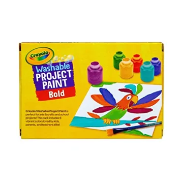 Crayola Washable Kids Paint Set - Vibrant Non-Toxic Paint