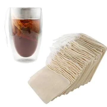 Eco-Friendly 50 Pack Housim Tea Filter Bags - Reusable & Sustainable