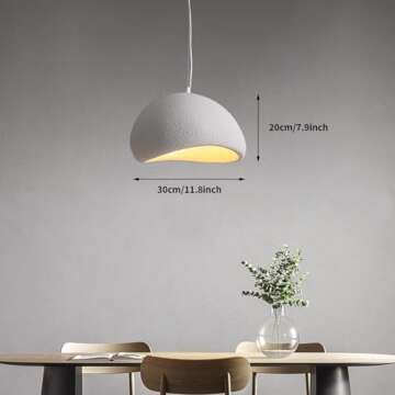 JAYMP 30cm Modern Pendant Light for Dining Room Kitchen Island Hallway Restaurant Hanging Lamp E26 B...