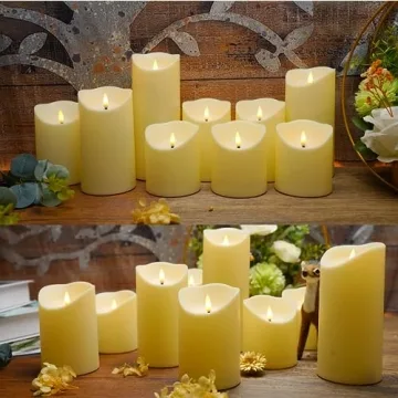 Nimiko Flameless LED Candles Set with Remote