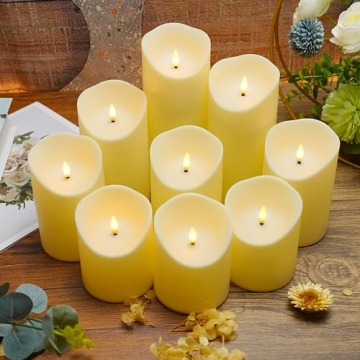 Nimiko Flameless LED Candles Set with Remote
