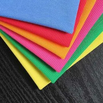 Artfish Women's Sleeveless Shirt Ribbed Fitted Scoop Neck Basic Long Crop Tank Top Square Cotton Orange, L