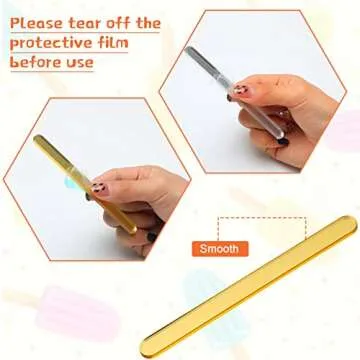 Romoss 30 Pcs Colorful Acrylic Cakesicle Sticks