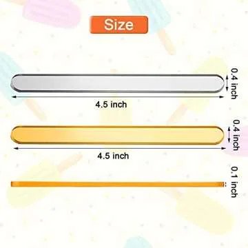 Romoss 30 Pcs Colorful Acrylic Cakesicle Sticks