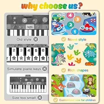 Engaging BAIAI Music Mat for Toddlers Creative Fun