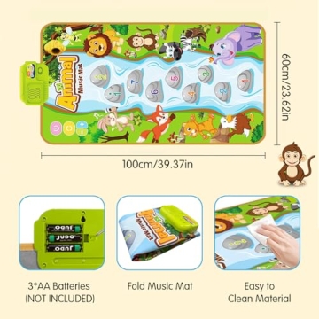 Engaging BAIAI Music Mat for Toddlers Creative Fun