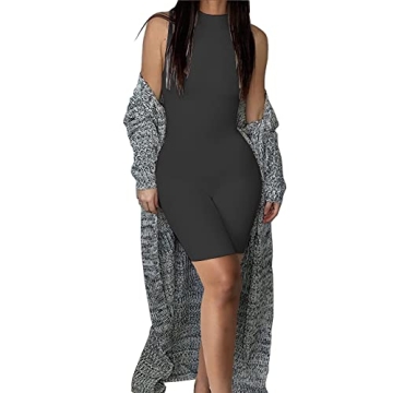 Stylish LuFeng Women's Sexy Sleeveless Romper Jumpsuit