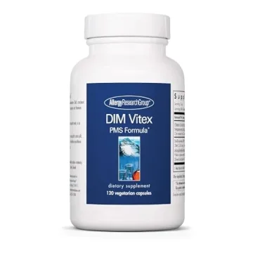Allergy Research Group DIM Vitex Supplement - Hormone Balance & PMS Support, 120 Vegetarian Capsules