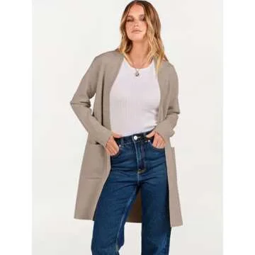 Stylish ANRABESS Cardigan Sweater for Women 2024 Fashion