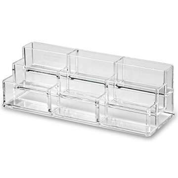 byAlegory 9 Space Acrylic Tiered Compact Makeup Organizer