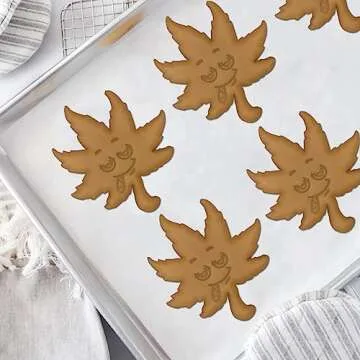 Marijuana Cookie Cutters - Set Of 3 - Hemp Weed Shaped Pieces
