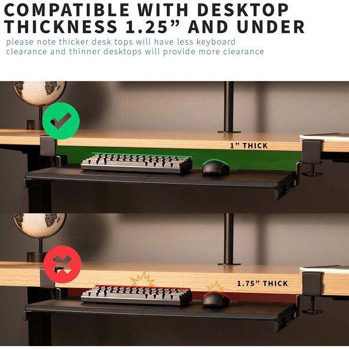 VIVO Large Under Desk Keyboard Tray - MOUNT-KB05E