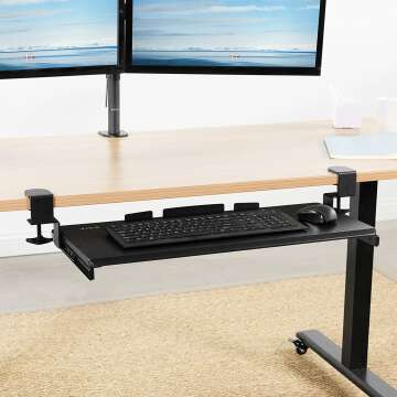 VIVO Large Under Desk Keyboard Tray - MOUNT-KB05E