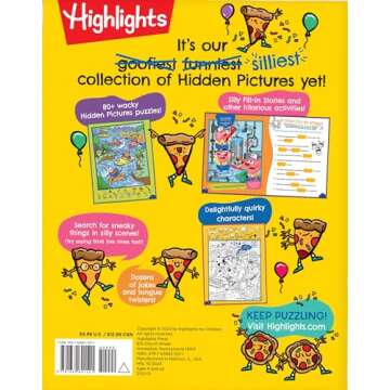 Silliest Hidden Pictures Puzzles Ever: 144 Pages of Silly Puzzles, Tongue Twisters, Jokes and Activi...