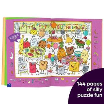 Silliest Hidden Pictures Puzzles Book with Fun Activities