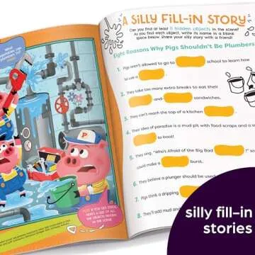 Silliest Hidden Pictures Puzzles Book with Fun Activities