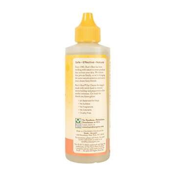 Burt's Bees for Pets Ear Cleaner for Dogs with Pepeprmint and Witch Hazel, 99.7% Natural Origin Formulas, Dog Ear Cleaner, Ear Cleaning Solution for Dogs, 4 oz