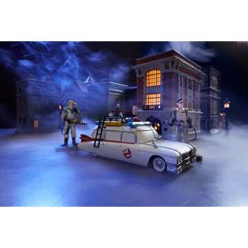 Department 56 Ghostbusters Village Accessories Ecto-1 Car Figurine, 3.19 Inch, White
