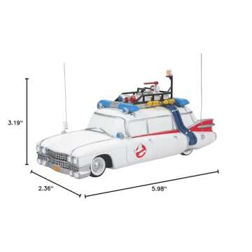 Department 56 Ghostbusters Village Accessories Ecto-1 Car Figurine, 3.19 Inch, White