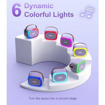 TiMOVO Mini Karaoke Machine with 2 Wireless Microphones