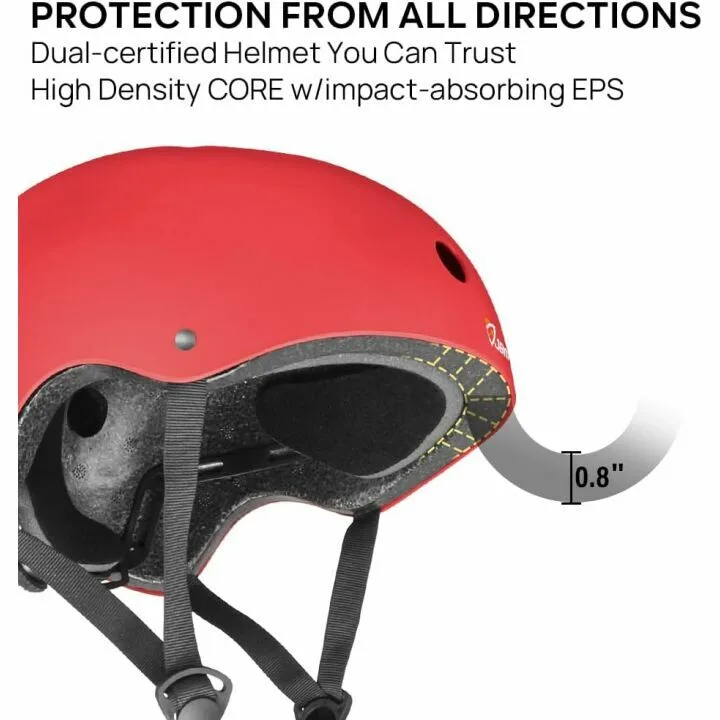 JBM Lightweight Adjustable Multi-Sport Helmet