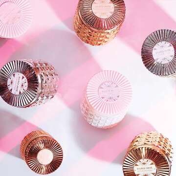 Capri Blue Muse Reed Oil Diffuser - Comes with Diffuser Sticks, Oil, and Glass Bottle - Aromatherapy Diffuser - 7.8 Fl Oz - Volcano