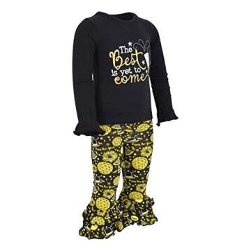 Unique Baby Girls 2 Piece New Years Party Outfit Set