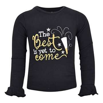 Unique Baby Girls 2 Piece New Years Party Outfit Set