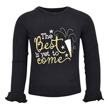 Unique Baby Girls 2 Piece New Years Party Outfit Set