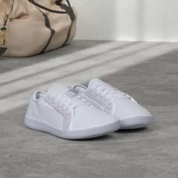 WHITIN Women's Minimalist Barefoot Shoes Wide Toe Box Zero Drop Sneakers Size 9 Gym Road Running Fas...