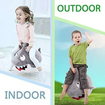 iPlay, iLearn Shark Hopper Ball for Kids 2-5 Years