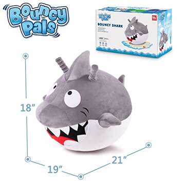iPlay, iLearn Shark Hopper Ball for Kids 2-5 Years