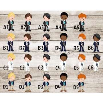 Customizable Boys First Holy Communion Sticker Labels & Favor Tags
