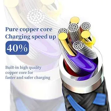 iPhone Charger Cable 5-Pack MFi Certified Fast Charging