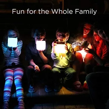 LuminAID PackLite Spectra USB Solar Inflatable Color Changing Waterproof Light