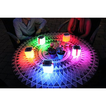 LuminAID PackLite Spectra USB Solar Inflatable Color Changing Waterproof Light