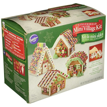 Wilton Mini Village Gingerbread House Decorating Kit