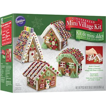 Wilton Mini Village Gingerbread House Decorating Kit