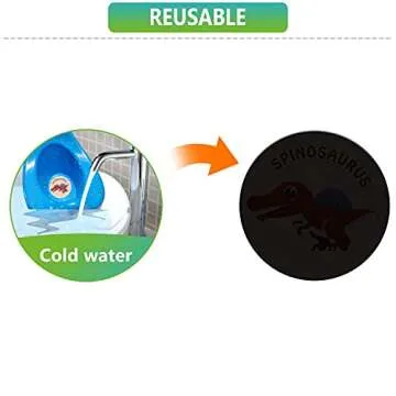 Color Changing Potty Training Stickers for Creative Toddlers