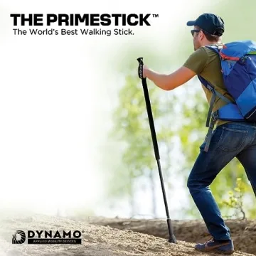 Dynamo Prime Stick: 3-in-1 Adjustable Walking Aid