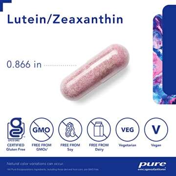 Pure Encapsulations Lutein & Zeaxanthin for Eye Health