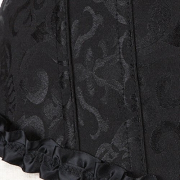 Zhitunemi Black Plus Size Corset Top - Perfect Vamp Costume