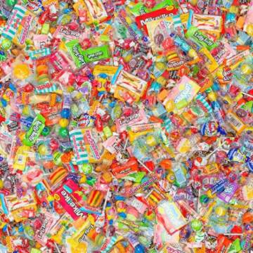 Valentine's Candy Bulk Assortment - 6 Pounds - Pinata Stuffers Candy Individually Wrapped - Birthday...