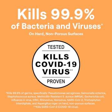 Seventh Generation Disinfecting Spray, Eucalyptus and Thyme, Disinfectant Made from Essential Oil, 13.9 Oz