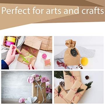 Durable 50 Pack Paper Lunch Bags for All Occasions