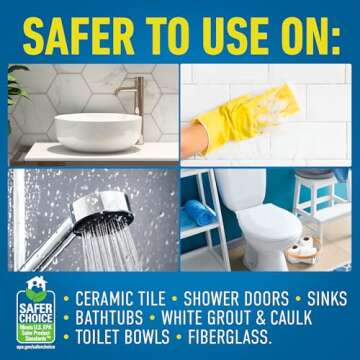 CLR Brilliant Bath Foaming Bathroom Cleaner Spray - Dissolves Calcium, Lime, and Soap Scum - Fresh Scent, 26 Ounce Bottle (Pack of 4)