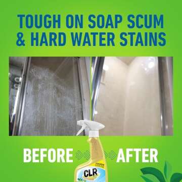 CLR Brilliant Bath Foaming Bathroom Cleaner Spray - Dissolves Calcium, Lime, and Soap Scum - Fresh Scent, 26 Ounce Bottle (Pack of 4)