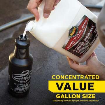 Meguiar's D15601 Spray Wax for Ultimate Car Shine