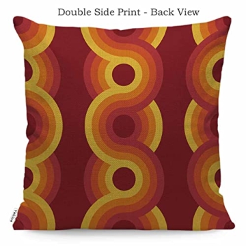 Yekiua Vintage Geometric Throw Pillow Cover for Home Decor