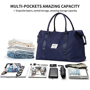 Women's Travel Duffel Bag Gym Weekender Airplane Carry-On